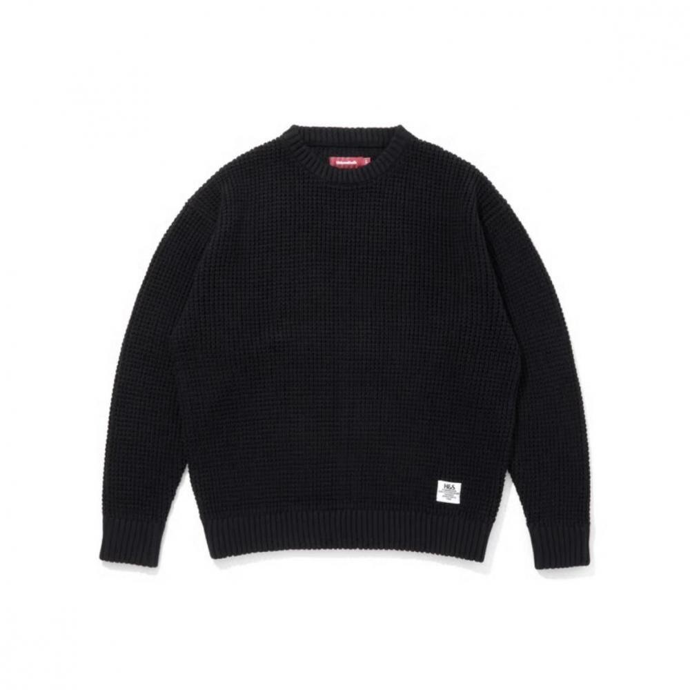 HidandSeek / Heavy Waffle Knit Sweater