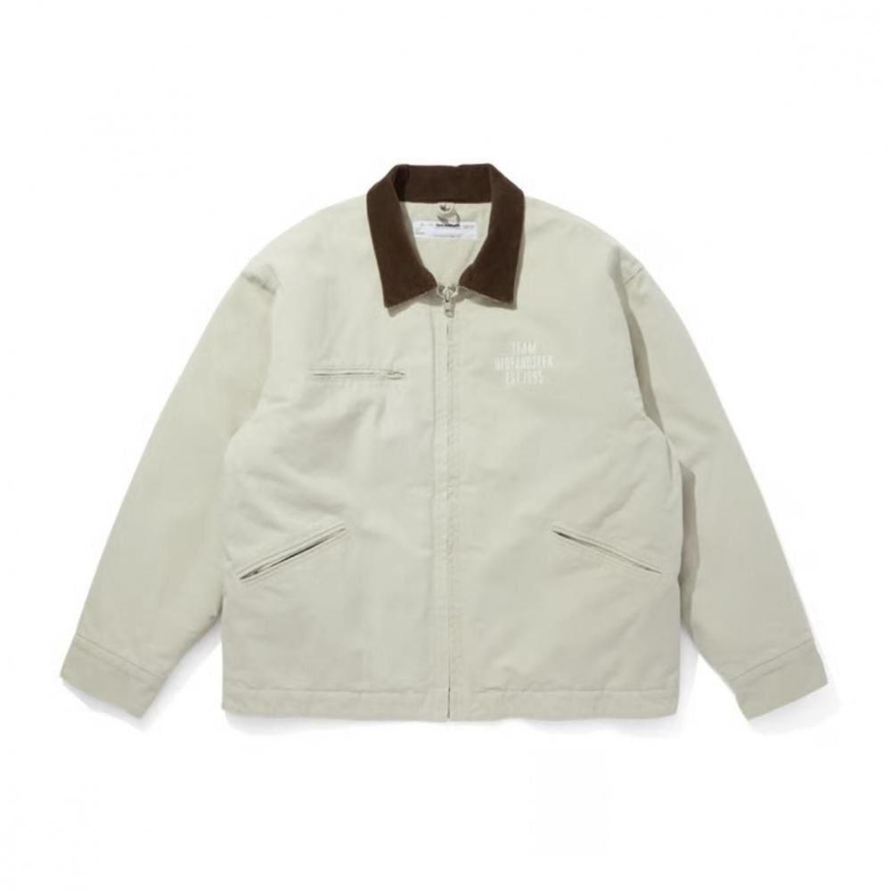 HideandSeek / Ox Work Zip Jacket (Washed)