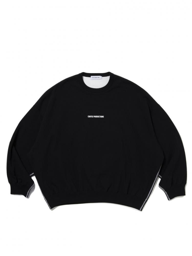 COOTIE / Thermal Combination Sweat Crew