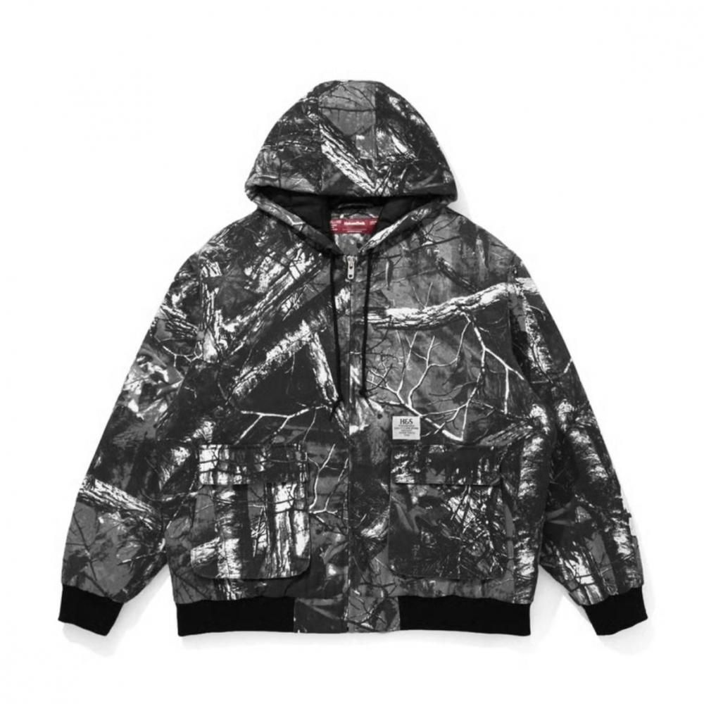 HideandSeek / Camo Zip Hooded Jacket