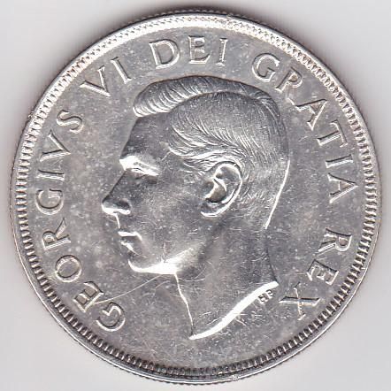 カナダ 1949年１ドル銀貨 | hartwellspremium.com