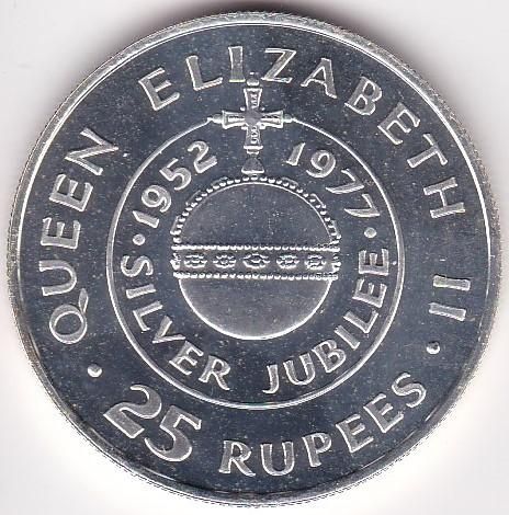 セイシェル共和国1976年10ルピープルーフ銀貨独立記念