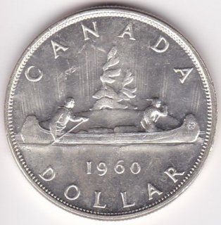 【PCGS PL-66 CAMEO】カナダ 完全未使用  大型銀貨  コインCanada1966Silve