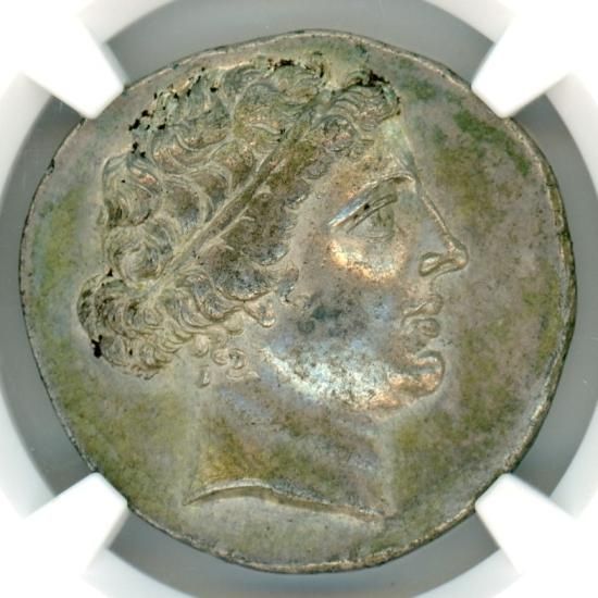 古代ギリシャ テトラドラクマ銀貨 アイオリス・キーメ BC165 古代ギリシャ テトラドラクマ銀貨 アイオリス・キーメ BC165