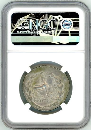 古代ギリシャ テトラドラクマ銀貨 アイオリス・キーメ BC165 古代ギリシャ テトラドラクマ銀貨 アイオリス・キーメ BC165