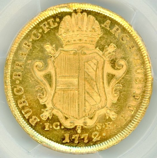 神聖ローマ帝国 オーストリア領ネーデルランド2ソブリンドール金貨 ...