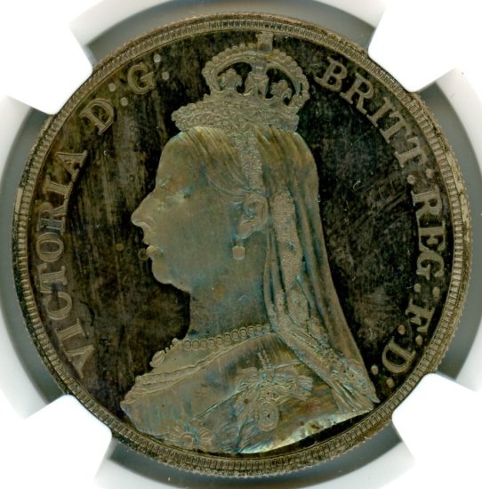 ヴィクトリアジュビリープルーフ銀貨7種揃いセット イギリス 1887年 