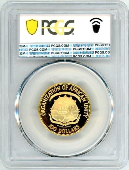 【国内即発送】 リベリア100ドル金貨 アフリカ象 PR67DCAM/プルーフ 1979年 アンティーク雑貨