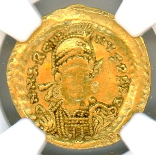 東ローマ帝国 ソリュドス金貨 マルキアヌス AD450~457年 VF/美 東ローマ帝国 ソリュドス金貨 マルキアヌス AD450~457年 VF/美