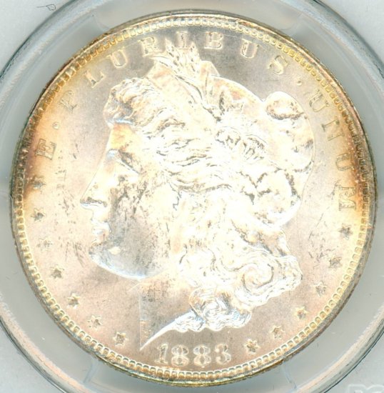 アメリカ1ドル銀貨 モルガン カールソンシティ 1883年CC MS64/未使用＋ 送料込 - ワタナベコイン ネットショップ