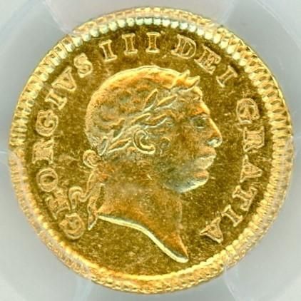 イギリス1/3ギニー金貨 ジョージ3世 1804年 AU58/極美品+ 送料 イギリス1/3ギニー金貨 ジョージ3世 1804年 AU58/極美品+ 送料