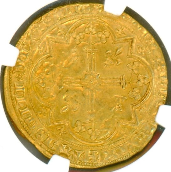 フランスピエド金貨 シャルル5世 1364～1380年 MS63/未使用 送料込