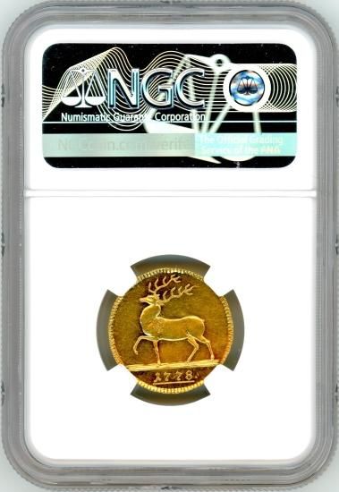 ドイツダカット金貨 シュトルベルク家 エルンスト2世と鹿 1778年 ドイツダカット金貨 シュトルベルク家 エルンスト2世と鹿 1778年