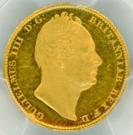イギリス1/2ソブリン金貨 ウィリアム4世 1831年 PR63DCAM イギリス1/2ソブリン金貨 ウィリアム4世 1831年 PR63DCAM