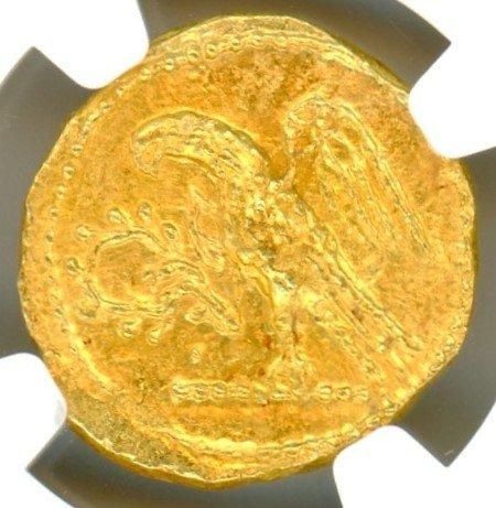 トラキア・スキタイ人王国ステーター金貨 トーガ姿の3人と鷲