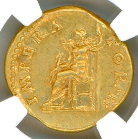 古代ローマ アウレウス金貨 アントニウス・ピウス 138~161年 AU 古代ローマ アウレウス金貨 アントニウス・ピウス 138~161年 AU