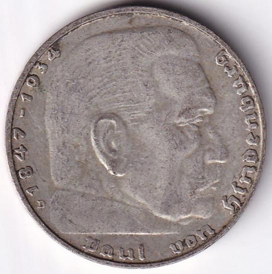 100％安い ナチスドイツ2マルク銀貨 ハーケンクロイツ 1937年D 美品 コレクション