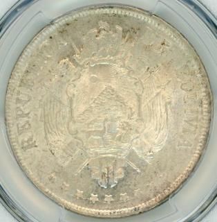 【美品 1909 ボリビア 20センターボ 銀貨】PCGS MS65 美品 1909 ボリビア 20センターボ 銀貨】PCGS MS65 - メルカリ