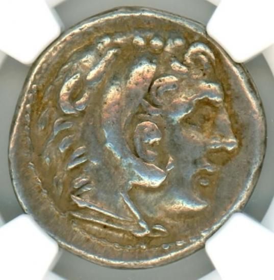 古代ギリシャ　BC336-323　ドラクマ銀貨　アレクサンダー　@177 古代ギリシャ BC336-323 アレキサンダー大王 テトラドラクマ銀貨