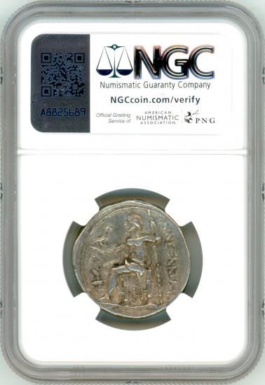 古代ギリシャ　BC336-323　ドラクマ銀貨　アレクサンダー　@177 古代ギリシャ BC336-323 アレキサンダー大王 テトラドラクマ銀貨