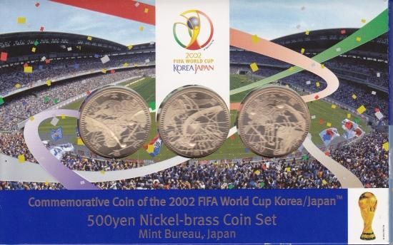 平成14年 02年fifaワールドカップ500円3種セット ワタナベコイン ネットショップ 平成14年 02年fifaワールドカップ500円3種セット ワタナベコイン ネットショップ