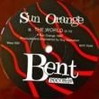 SUN ORANGE - THE WORLD[bent]'87/2trks.7 Inch no p/s. Red marble vinyl 