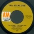 PHIL FLOWERS & THE FLOWER SHOP - LIKE A ROLLING STONE[A&M/US]'69/2trks.7 Inch  (ex-) 