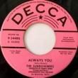 THE SUNDOWNERS - ALWAYS YOU[decca/us]'6x/2trks.7 Inch promo (ex-)