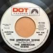 THE AMERICAN SCENE - I KNOW THE FEELING[dot records/us]'69/2trks.7 Inch white label promo(vg++) 