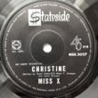 MISS X - CHRISTINE[stateside/nz]'63/2trks.7 Inch w/company slv.(vg/vg++) 