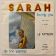 SARAH - LOVING YOU[america records/france]'7x/2trks. 7 Inch  (vg++/vg+)