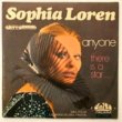 SOPHIA LOREN - ANYONE[delta/italy]'71/2trks. 7 Inch mega rare original (ex+/ex+) 