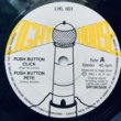 PUSH BUTTON PETE - PUSH BUTTON CLICK[light house]'82/2trks.7 Inch (vg++) 