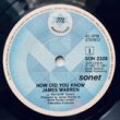 JAMES WARREN - HOW DID YOU KNOW[sonet]'87/2trks.7 Inch no p/s  (     /vg+)  