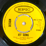 DESIGN - JET SONG[epic/uk]'71/2trks.7 Inch w/company slv. (vg/vg++)