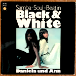 DANIELA UND ANN - BLACK AND WHITE[orange/germany]'69/10trks.LP *slight edge wear,sol(vg+/ex+)