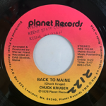 CHUCK KRUGER - BACK TO MAINE[planet records/canada]'78/2trks.7 Inch  *wol(vg+)
