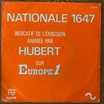 HUBERT - NATIONALE 1647[sonopresse/france]'71/2trks.7 Inch *edge wear(vg/vg++) 