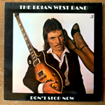 <img class='new_mark_img1' src='https://img.shop-pro.jp/img/new/icons1.gif' style='border:none;display:inline;margin:0px;padding:0px;width:auto;' />THE BRIAN WEST BAND - DON'T STOP NOW[polydor/swe]'80/10trks.LP w/Insert *small wos(vg++/ex)