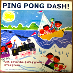 PING PONG DASH! / MICROSCOPE - SPLIT EP[anchor socks records]4trks.7White Vinyl w/󥵡(vg+/vg++)