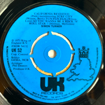 SIMON TURNER - CALIFORNIA REVISITED[united artists]'73/2trks.7 Inch  (vg++)