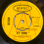 DESIGN - JET SONG[epic/uk]'71/2trks.7 Inch promo w/company slv. (vg/vg++) 