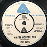 LINDA LEWIS - WINTER WONDERLAND[arista/uk]'76/2trks.7 Inch (ex-)<img class='new_mark_img2' src='https://img.shop-pro.jp/img/new/icons1.gif' style='border:none;display:inline;margin:0px;padding:0px;width:auto;' />