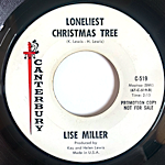 LISA MILLER - LONELIEST CHRISTMAS TREE[canterbury/us]'67/2trks.7 Inch  white label  promo(vg+)<img class='new_mark_img2' src='https://img.shop-pro.jp/img/new/icons1.gif' style='border:none;display:inline;margin:0px;padding:0px;width:auto;' />