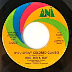 <img class='new_mark_img1' src='https://img.shop-pro.jp/img/new/icons1.gif' style='border:none;display:inline;margin:0px;padding:0px;width:auto;' />DINO, DESI & BILLY - THRU SPRAY COLORED GLASSES[uni/us]'69/2trks.7 Inch *dh(    /vg+)