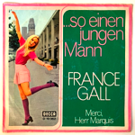 <img class='new_mark_img1' src='https://img.shop-pro.jp/img/new/icons1.gif' style='border:none;display:inline;margin:0px;padding:0px;width:auto;' />FRANCE GALL - MERCI, HERR MARQUIS [decca/ger]'6x/2trks.7 Inch *sobs(vg+/vg+)