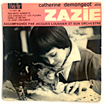 <img class='new_mark_img1' src='https://img.shop-pro.jp/img/new/icons1.gif' style='border:none;display:inline;margin:0px;padding:0px;width:auto;' />CATHERINE DEMONGEOT - ZAZIE[bel air/fra]'61/4trks.7 Inch *slight edge wear(vg++/ex-) 