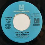 <img class='new_mark_img1' src='https://img.shop-pro.jp/img/new/icons1.gif' style='border:none;display:inline;margin:0px;padding:0px;width:auto;' />DON MARLEY - BICYCLE RIDE[metromedia/us]'72/2trks.7Inch promo white label (vg+)