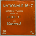 <img class='new_mark_img1' src='https://img.shop-pro.jp/img/new/icons1.gif' style='border:none;display:inline;margin:0px;padding:0px;width:auto;' />HUBERT SUR EUROPE1 - NATIONALE 1647[sonopresse/fra]'71/2trks.7Inch *edge wear(vg/vg+)