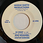 <img class='new_mark_img1' src='https://img.shop-pro.jp/img/new/icons1.gif' style='border:none;display:inline;margin:0px;padding:0px;width:auto;' />MIKE HOUSHELL - SO RIGHT[middle earth records]'81/2trks.7 Inch   (ex-)